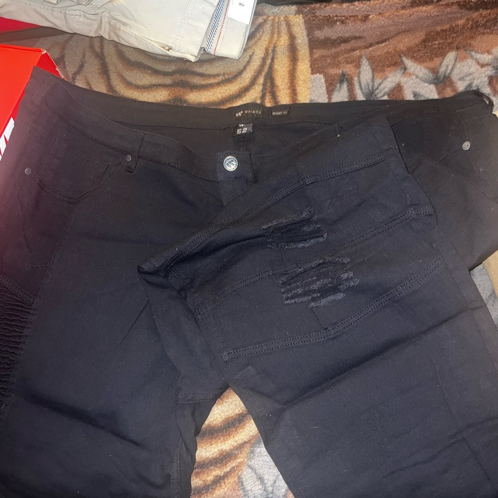 Size 52 black jeans